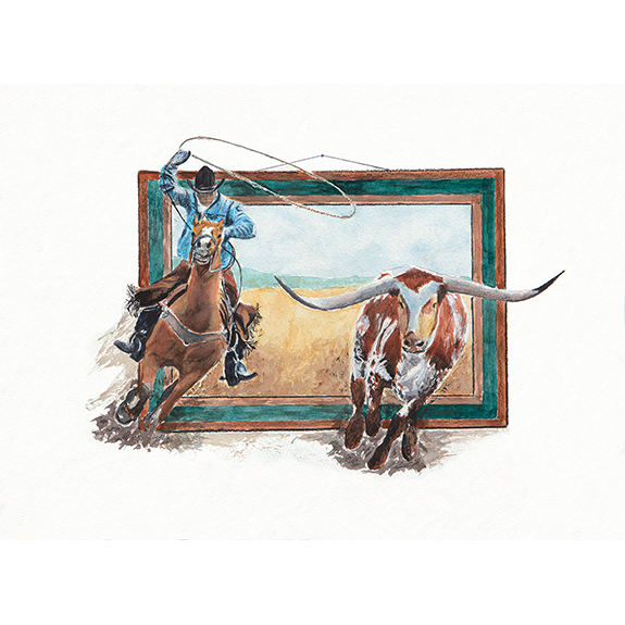 Crooked - Original Watercolor