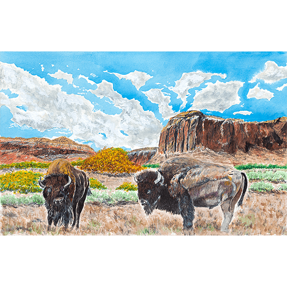 Monarch of the West - Original Watercolor