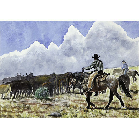 Spring Works Before the Storm - Print